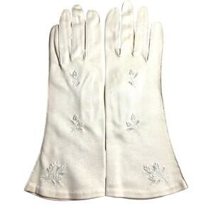 Carrie Bradshaw Vintage Cream Opera Gloves w/ Box Sakowitz Kasanova Size 7